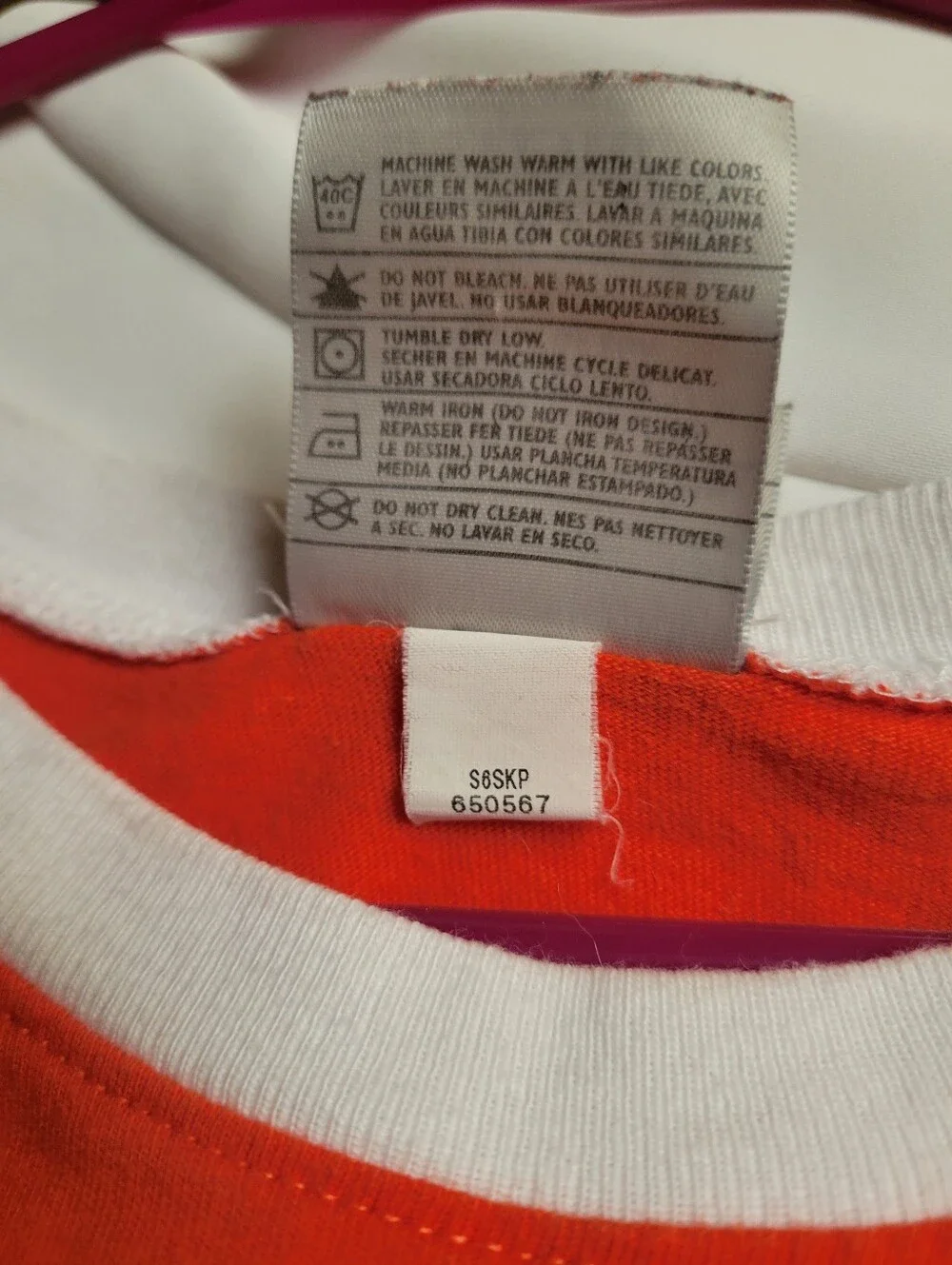 Vintage 90s NIKE Ringer T-Shirt CENTER SHWOOSH Racing Stripes Orange Adult LARGE